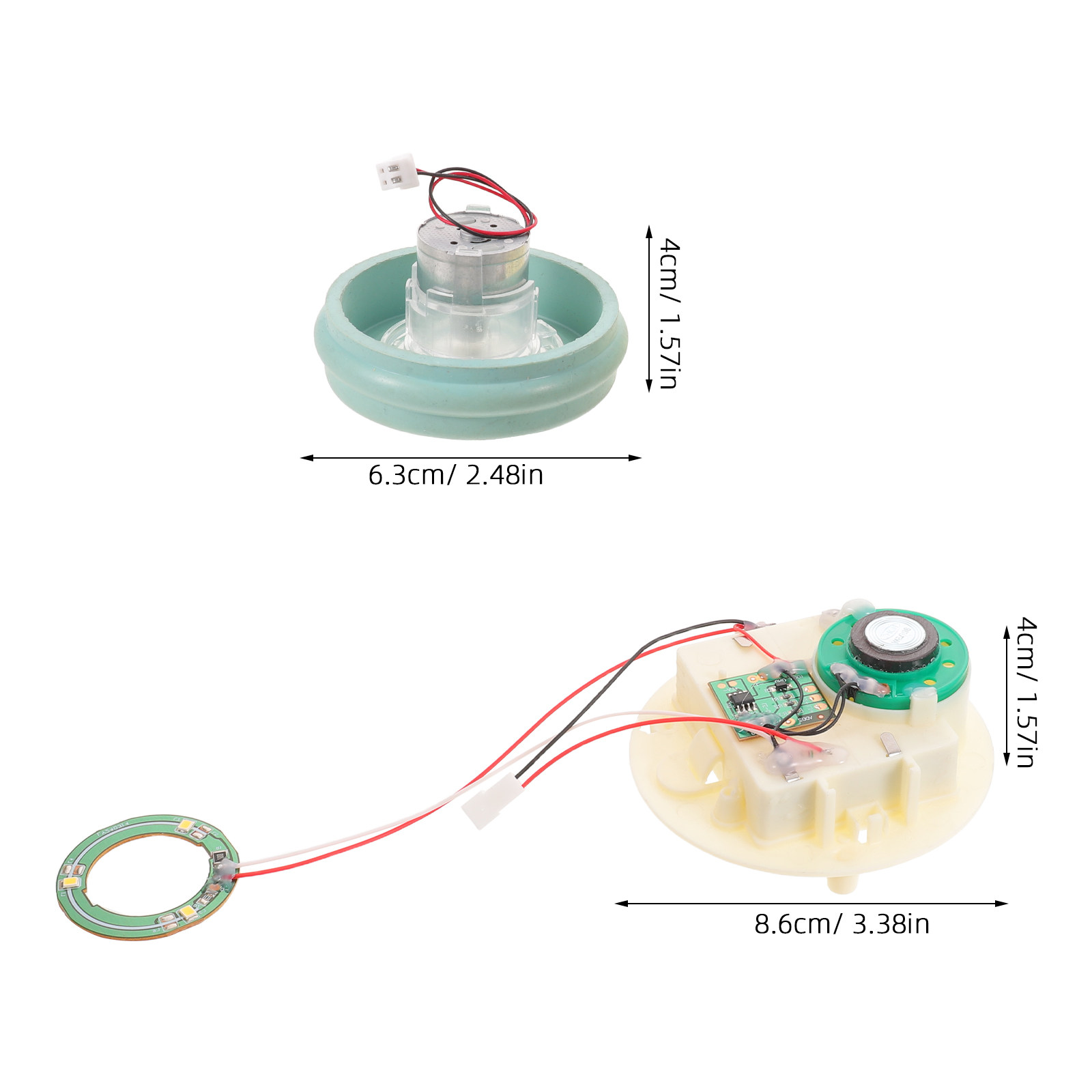 Snow Globe Movement with Music - Plastic Dome Clear review and price